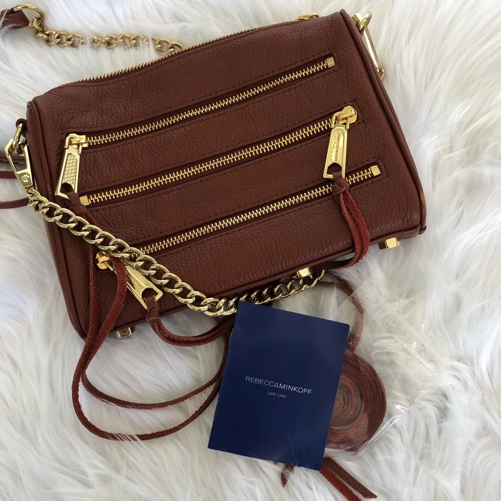 Rebecca Minkoff Rocker Crossbody in Whiskey - Picture 7 of 7